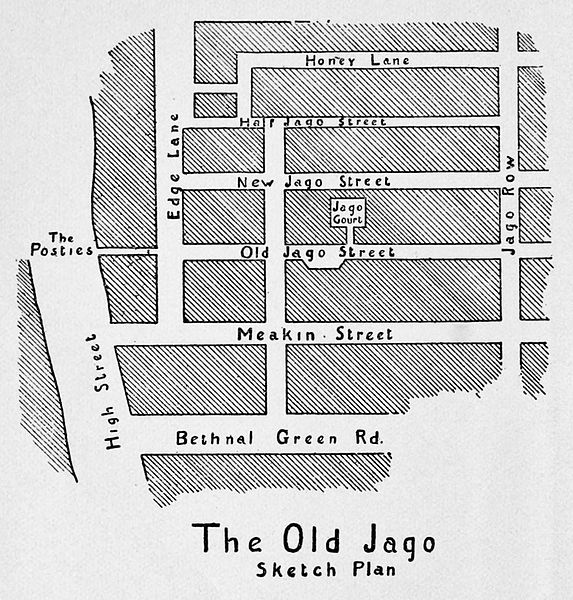 The Old Jago Sketch Plan